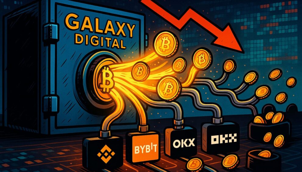 Over 30K BTC moved from Galaxy Digital to Binance, Bybit, and others as market watchers analyze the impact