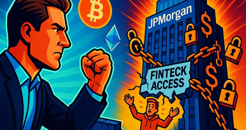 Tyler Winklevoss accuses JPMorgan of anti-competitive behavior over fintech data policy and crypto access
