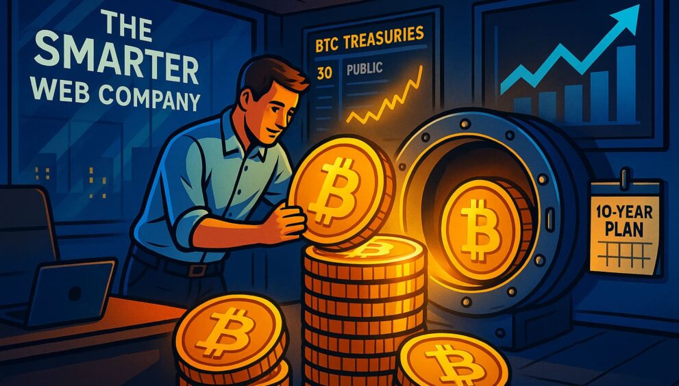 UK-based Smarter Web Company climbs global Bitcoin treasury rankings with $210M in BTC holdings