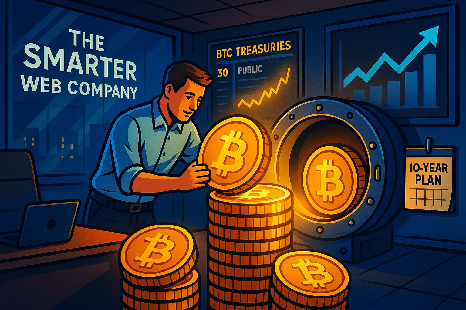 UK-based Smarter Web Company climbs global Bitcoin treasury rankings with $210M in BTC holdings