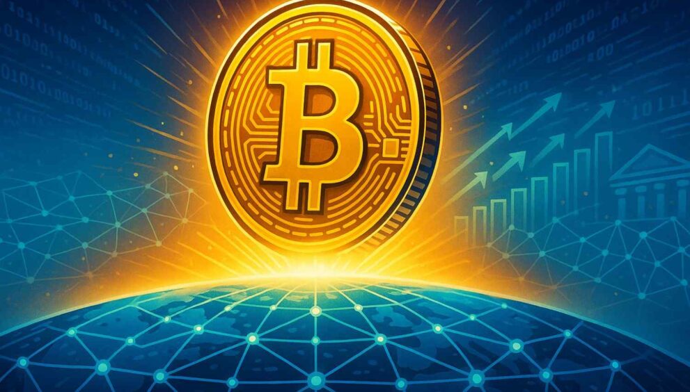 Bitcoin as a symbol of technological innovation.
