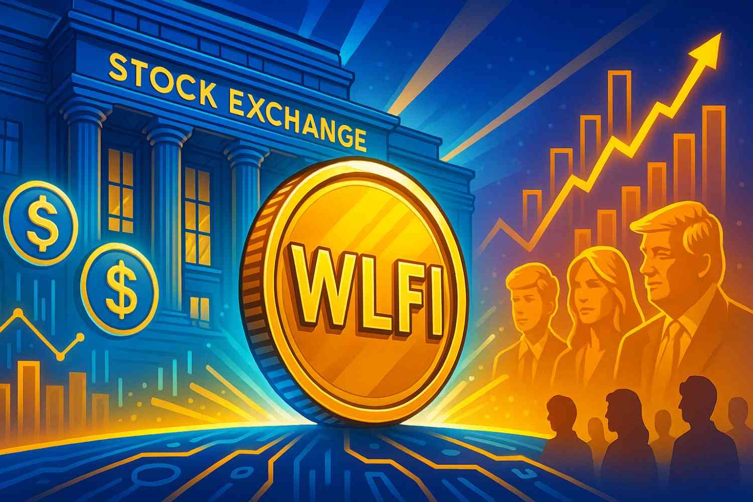 World Liberty Financial seeks $1.5B to create a public company for WLFI tokens under Trump family backing.