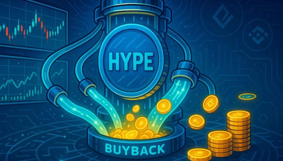 Hyperliquid generates $97.7M in fees with 97% used for $HYPE token buybacks, driving value and market dominance.
