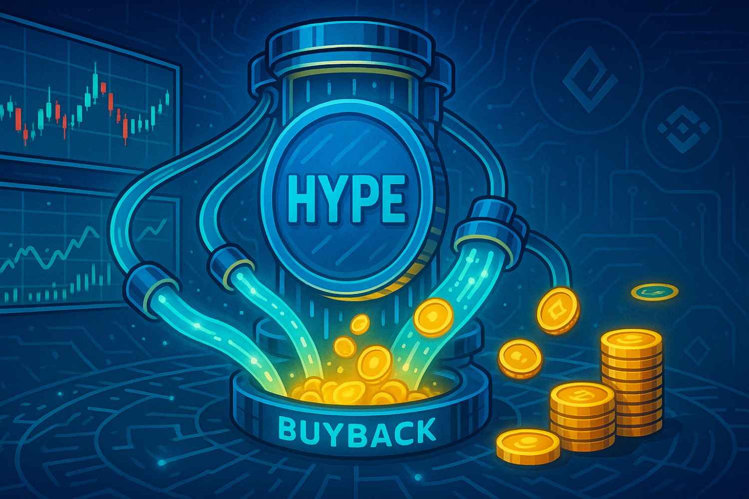 Hyperliquid generates $97.7M in fees with 97% used for $HYPE token buybacks, driving value and market dominance.