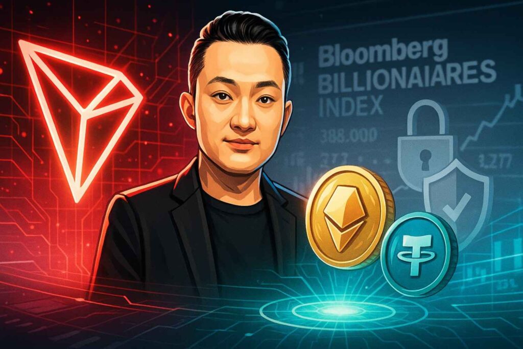 Justin Sun takes legal action against Bloomberg over crypto wealth report and privacy concerns.