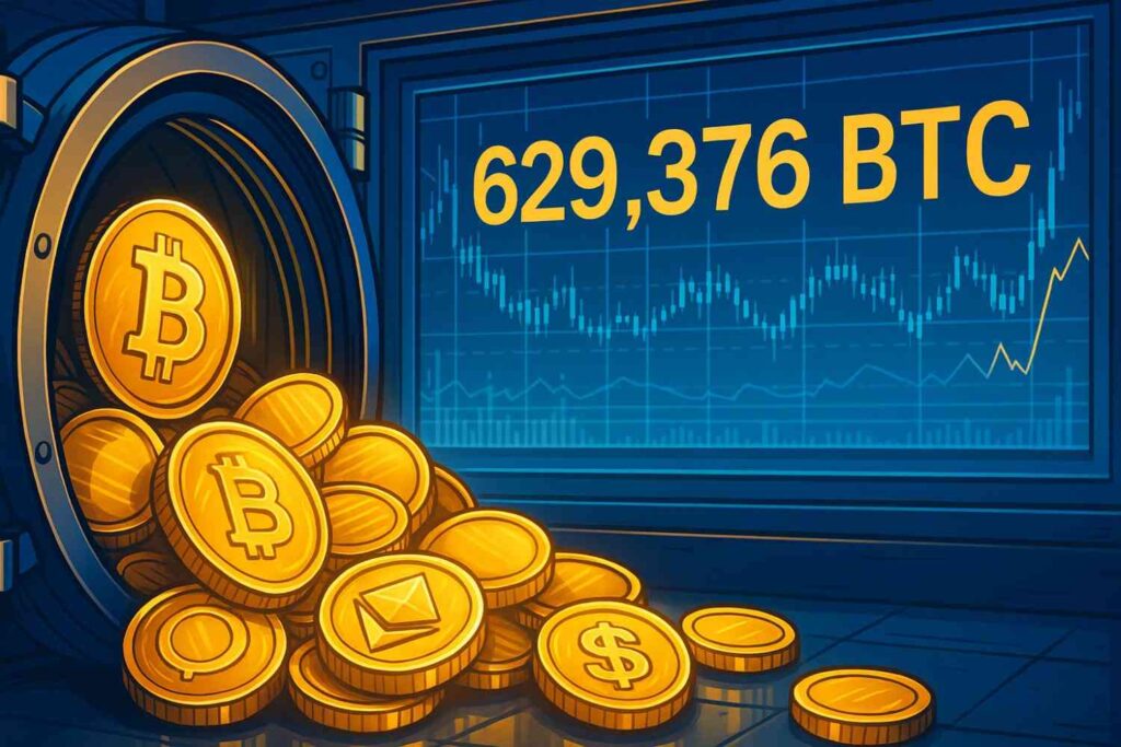 Strategy holding 629,376 BTC after new $51.4M Bitcoin purchase.