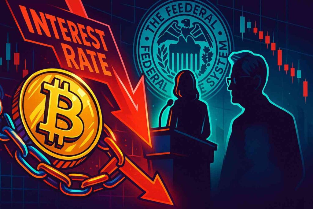 Bitcoin falls to $112K as Fed official Beth Hammack warns against early rate cuts.