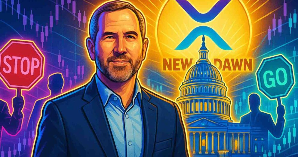 Ripple CEO Brad Garlinghouse calls U.S. crypto policy shift a “new dawn.”