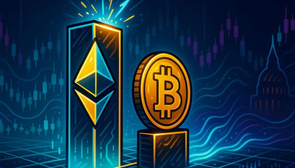 Ethereum surpasses Bitcoin in spot trading volume for the first time in seven years, highlighting market rotation.