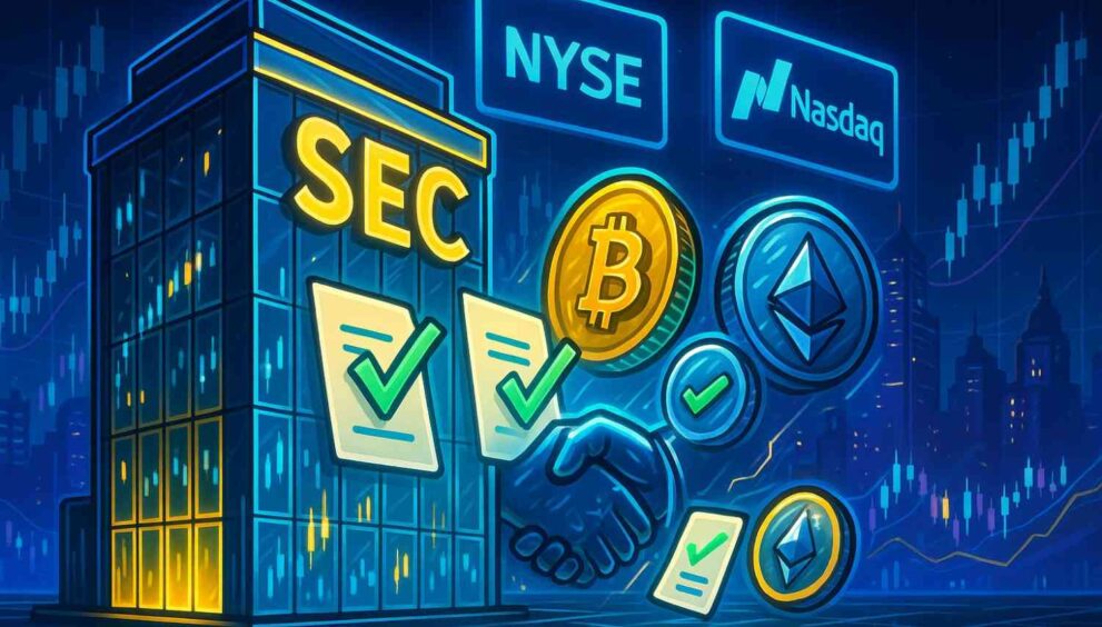 The SEC approved generic listing rules for spot commodity ETFs, allowing faster, rules-based approval of Bitcoin, Ethereum, and altcoin funds.