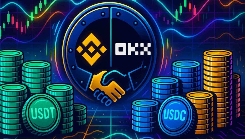 Stablecoin reserves on crypto exchanges hit record $68B, led by Binance and OKX.